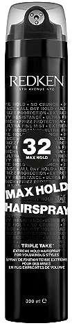 Redken Spray Fissante, Lacca a Tenuta Estrema Senza Effetto Croccante, Protezione dall'Umidità ed Effetto Crespo, Per Tutti i Tipi di Capelli, Formula Vegana, Max Hold, 255 g