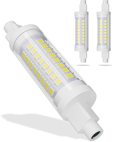 BVCL R7S LED 78mm Hightlight Birne, Naturweiß 4500K, 7W R7S LED Lampe Ersatz für 70W Halogenlampen, Nicht dimmbare, 700lm 220V, Kein Flackern (Color : Natural White, Size : 2pcs)