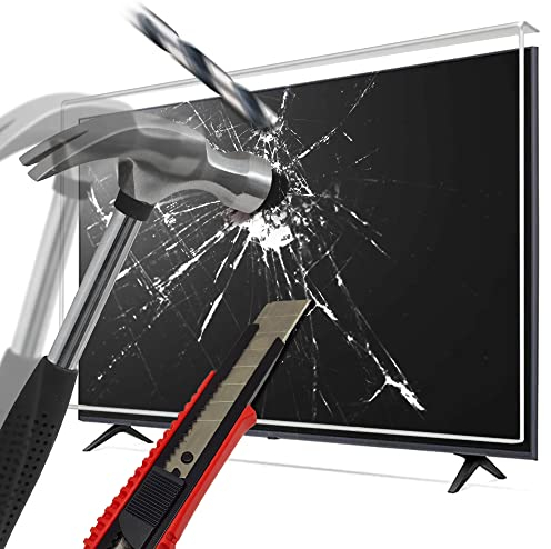 LEYF Salvaschermo TV schermo 82 (32 pollici) - Sospeso e Fisso - Protezione TV Anti danno - Pellicola TV per Televisori LCD, LED, OLED 4K e QLED HDTV, Proteggi Schermo per Televisori