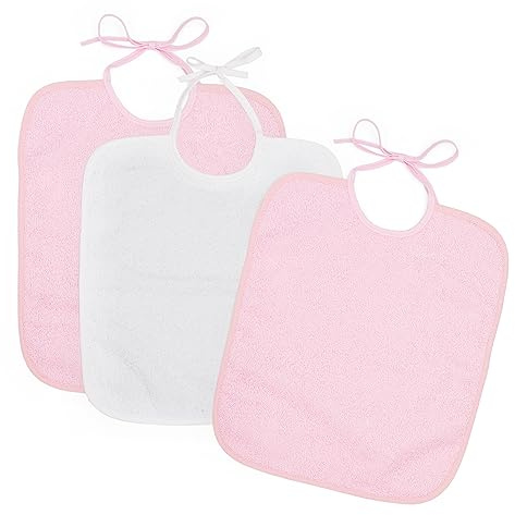 Ti TIN Pack 3 Baberos Bebé 32x28 cm 90% Algodón para Guardería