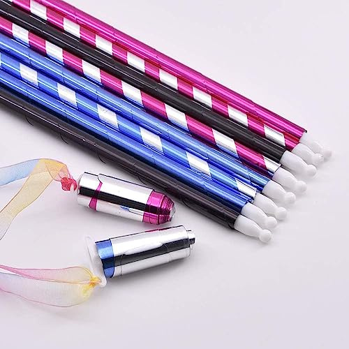 MOMOMAGE Lot de 5 bâtons magiques en plastique - 70 cm - Baguettes magiques élastiques - Tours de poche - Accessoires magiques télescopiques - Jouet de scène - Jouet de fête