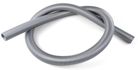 MM Trading Premium Staubsaugerschlauch geeignet für alle Staubsauger mit 32mm Anschluss | Länge: 1,80m | Durchmesser: 32mm Innen | Farbe: Silber | Universalschlauch - Schlauch - Zubehör