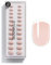 DOONAILS – Press On Nails 30er Set Classic French Square Form Creme/Weiß– Nägel zum Aufkleben Full Cover in Salonqualität – French nails soft gel Extra Short – Natürliches & angenehmes Tragegefühl