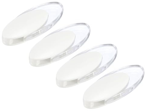 QUARKZMAN Blinde Schnur Gewicht 4Stk 90mm Vorhang Fensterladen Perlen Jalousien Kette Handgriff Römisches Vertikal Rollo Zubehör Weiß