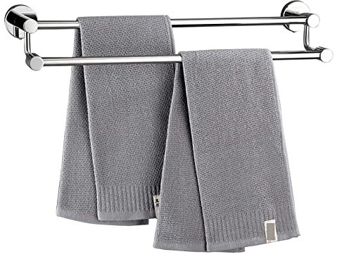 DKRAHRJJ Handtuchhalter Aus Edelstahl, Doppelter Handtuchhalter, Handtuchstanzur Wandmontage, Handtuchstange, Hängendes Handtuchregal Für Badezimmer, Handtuchhalter Für Die Küche/a/80Cm