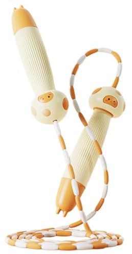 Springseil mit Perlen, Fitness-Springseil für Kinder, Männer und Frauen, verhedderungsfrei, segmentiert, verstellbare Länge