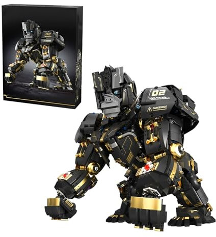 DzirePada King Kong Mecha Building Set, 2851PCS Technick Heavy Metals Orangutan Model Toys, STEM Gorilla Robot Building Kit, Ideas Gifts for Fans Kids Adults