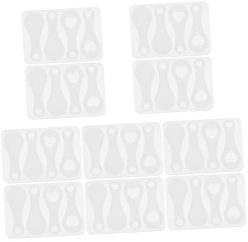 NUOBESTY Lot De 5 Moules À Jetons De Chariot en Silicone 2 Pièces X 5