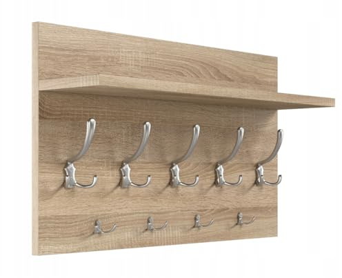 Wandgarderobe Sonoma Eiche Wandgarderoben Satin Griffe