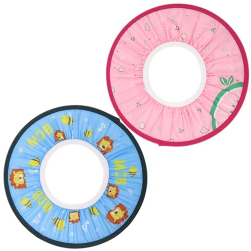 JDNFKG 2 Bonnets De Douche De Dessin Animé, Protection des Oreilles Et Conception Étanche, Bonnets De Shampoing Réglables, Adaptés Aux Scènes De Lavage Et De Soin des Enfants.
