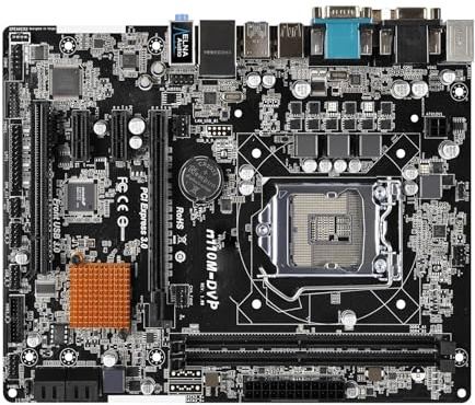 Placa Madre Fit For ASRock H110M-DVP Placa Base Socket 1151 Inte H110 DDR4 32GB Compatible con i5-7400 6500 6300 7700 CPU Micro ATX