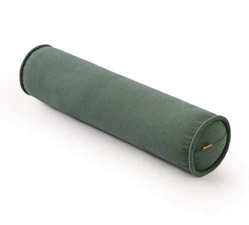 Ailuteie Cuddle Pillow – Corduroy Long Body Pillow for Adults, Cozy Bolster Pillow for Bed, Soft & Supportive for Relaxing Sleep,39 x 7.87 Inches,Peacock Blue