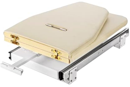 JTPMYFT Table à Repasser escamotable et Pliable for dressings et armoires, adaptée aux Appartements et aux Petites pièces.(Khaki)