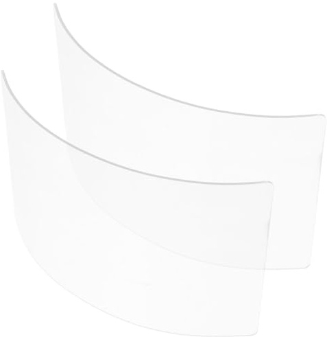 PERSELOSO Lentille De Remplacement Pour Hotte De Sablage Lot De 2 Visière De Protection Pour Masque De Sablage Et Meulage Écran Anti-Poussière Léger Pour Travaux Extérieurs