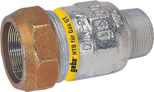 Gebo Armaturen Gebo 01.180.00.03 - Raccordo a morsetto in ghisa malleabile, AT AG 1 x 33,7 mm