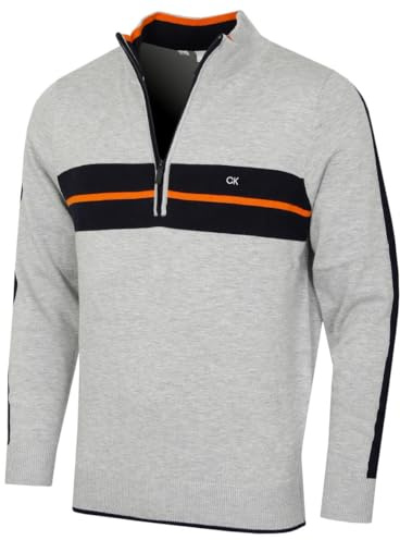 Calvin Klein 2026 Golf Hombre CK Vertex Medio Zip Sweater Pullover