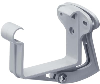 INEFA Stirnbretthalter justierbar, kastenrinne NW68 / 68mm, Grau Dachrinnenhalter Dachrinnenzubehör, einfache Montage, Made in Germany