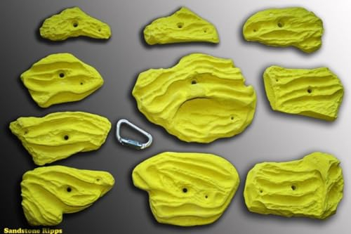 Move-it-Climbingholds Sandstone Ripps Klettergriffe XL, Farbe:neon orange