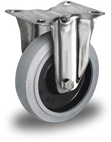 der ROLLENDE SHOP - Bockrolle Durchmesser 125 mm - Serie R4E2 Kugellager Edelstahl