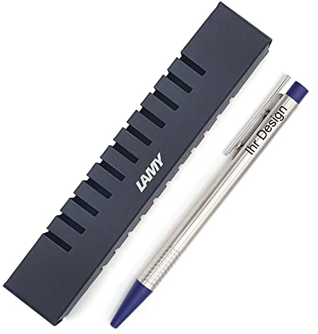 Lamy Kugelschreiber logo matt Modell 205, blau, mit Gravur (Lasergravur), V60
