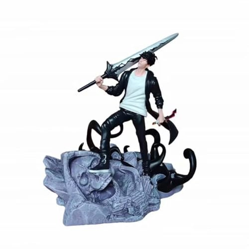 REOZIGN Statuen Solo-Nivellierungsfigur, 20 cm/7,9 Zoll, PVC-Figur, Cosplay-Action-Figuren, Ornament-Modell zum Sammeln, Geschenk für Anime-Fans AURE0932-FR