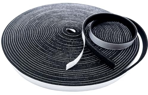 Nastro autoadesivo in schiuma, striscia sigillante in gomma per finestre e porte, resistente alle intemperie, acustico, antiscivolo, (12mmx3mmx15m)