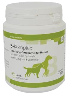B-Komplex Vitalitätstabletten für Hunde: Reich an B-Vitaminen, Kann Energie, Wohlbefinden, Fellpflege und Wachstum unterstützen, 100 Stück