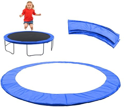 Coussin De Protection Trampoline, Coussin De Remplacement Universel pour Trampoline, Housse en Mousse À Ressort Surround pour La Maison, L'intérieur Et L'extérieur