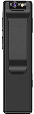 - Webcam Mini cámara de Cuerpo 1080P portátil inalámbrico con grabadora de Video portátil con Clip Pegatina Webcam (Black, One Size)