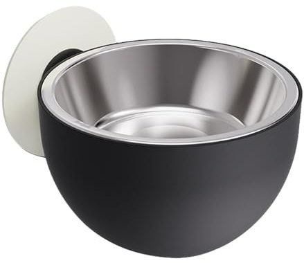 Magnetischer Wand-Hundenapf – an der Wand montierter magnetischer Hundenapf, geneigter Futternapf, Abnehmbarer Futter- und Wassernapf für Haustiere, kippsicherer Napf