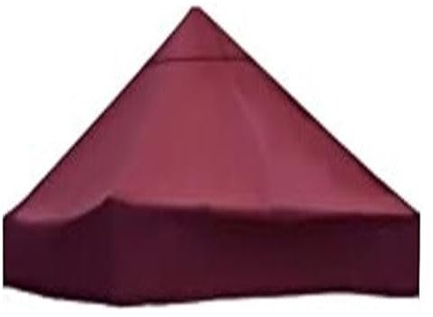 Generisch Toldo impermeable de 3 x 3 m de alto rendimiento para barbacoa, protección solar para todo tipo de clima (beige)