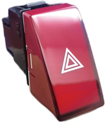 Hkfgdjdl Interrupteur clignotant, voyant d'avertissement double bouton clignotant dysfonctionnement lampe de danger Assemblée convient pour 35510-TA0-J02