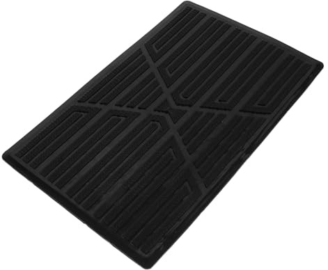 UTHCLO Toppa per Tappeto Auto in Gomma Nera, Antiscivolo e Resistente All’usura, per Riparazione del Tappeto Auto nel Veicolo