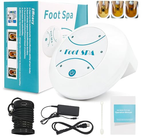 Jonfotbad, elektrolys fotbad detox, bärbar detox fotbad system, kompakt Ionic Foot Spa enhet (utan handfat)