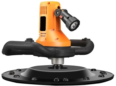 Macchina Per La Posa Di Piastrelle 1700W Elettrico Calcestruzzo Cazzuola For Malta Cementizia Muratori Intonacatrice Secchio Levigatrice For Pareti Lucidatrice Forte Aspirazione(Orange)