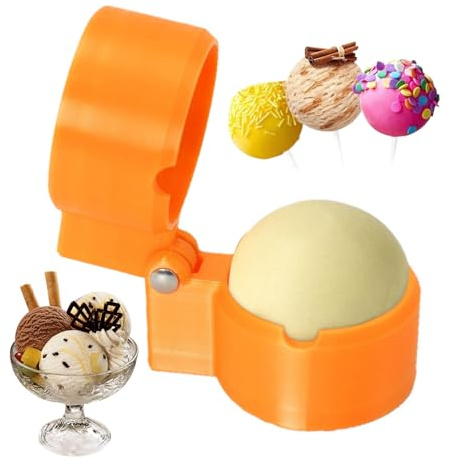 Molde para cake pop, polipropileno, 5,1 x 3,8 x 4,3 cm, herramienta de prensa para cake pop, herramienta de cocina | herramienta para hornear para el hogar, restaurante, apartamento | perfecto