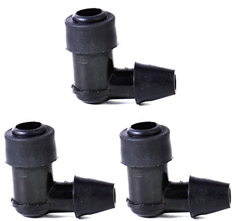 Eastar Motorrad 3pcs 90 Grad Nicht Widerstand Zündkerzenstecker -Abdeckung