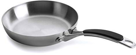 Lacor 53728 - Sartén Trimetal 28 cm Acero Inoxidable - Cocina Profesional | En acero inoxidable, para dorar, freír y saltear a diario; ideal para cocina profesional y uso diario en casa, muy práctico