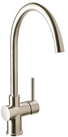 AquaSu Einhandmischer Surf für Küchenspüle | Edelstahl | Wasserhahn | Spüle