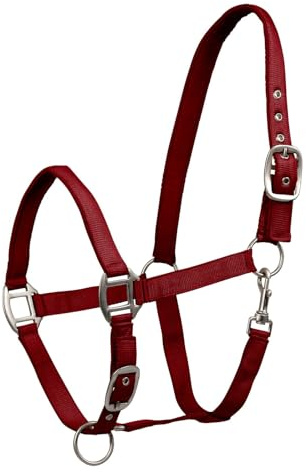 Waldhausen Perlonhalfter Satin, Bordeaux, Shetty