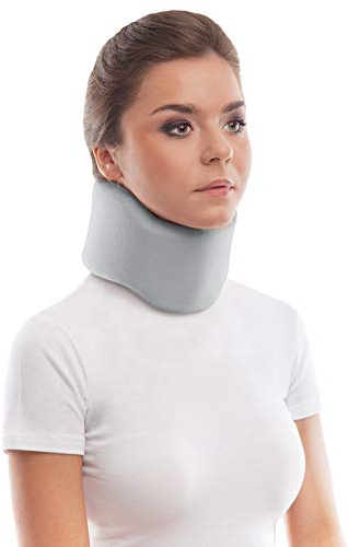 TOROS GROUP Ergonomic Cervical Collar/Neck Support / 100% - Cotton Lining Medium Grey