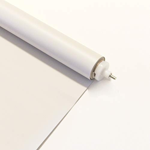 Blinds for Windows Blinds Vinyl Roller Shade - Easy to Install Cordless Room Darkening Roller Shades for Indoor Windows - Block Out Light & UV, Thermal, Pull Down and Up (White, 73.25Wx72L)