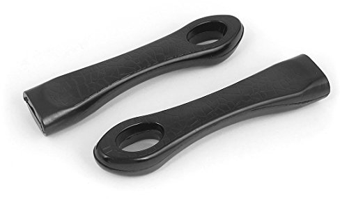 Ruilogod Poêle à frire en plastique Manique poignée de cuisson Grip Poignée 17cm 2pcs
