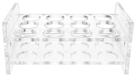UPKOCH White Wine Glass Holder Desktop Shot Glass Rack Acrylic Shot Glass Rack Shot Glass Holder Shot Glass Server Acrylic Bottle Holder Shot Glass Organizer Wine Rack Acrylic Bar Rack