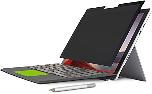 Thorani Wiederverwendbarer Privacy Filter mit Rahmenbefestigung für Microsoft Surface Book 1, 2 & 3 (13) - Sichtschutzfolie schützt vor unerwünschten Blicken