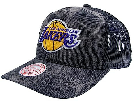 Mitchell & Ness NBA Burnt Ends Trucker - Los Angeles Lakers, Multicolor