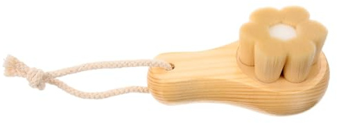 minkissy Gesichtsreinigungsbürste Beige zur Tiefen Porenreinigung mit Weichen Fasern und Make Up Entfernung für Sanfte Gesichtspflege Zuhause