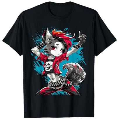Werwolf Punk, Punkerin, Punkrock, Wölfin, Fun, Humor, nice, T-Shirt