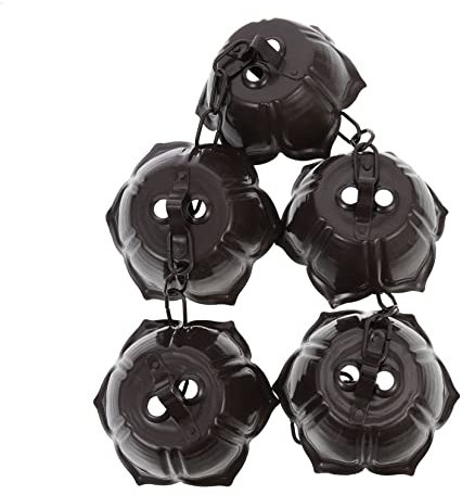 GAROZATION Metall-regenkette Für Blumenbecher Design Ersatz-regenkette Regenfänger Attraktive Alternative Zum Fallrohr Robust Und Langlebig