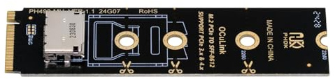 cablecc PCI-E4.0 M.2 M-Key a Oculink SFF-8612 SFF-8611 Adattatore host verticale per NVME U.2 SSD 2280 eGPU